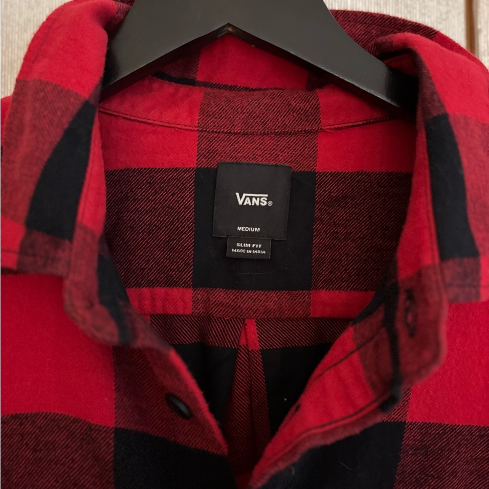 Vans Classic Red and Black Checkered Shirt